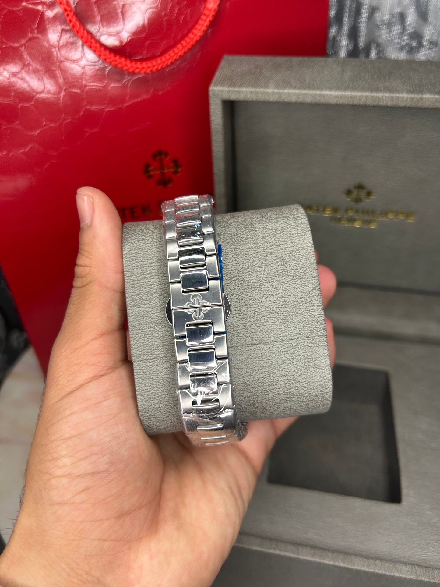 Patek Philippe Homme – Tableau Bleu Nuit Avec Coffre