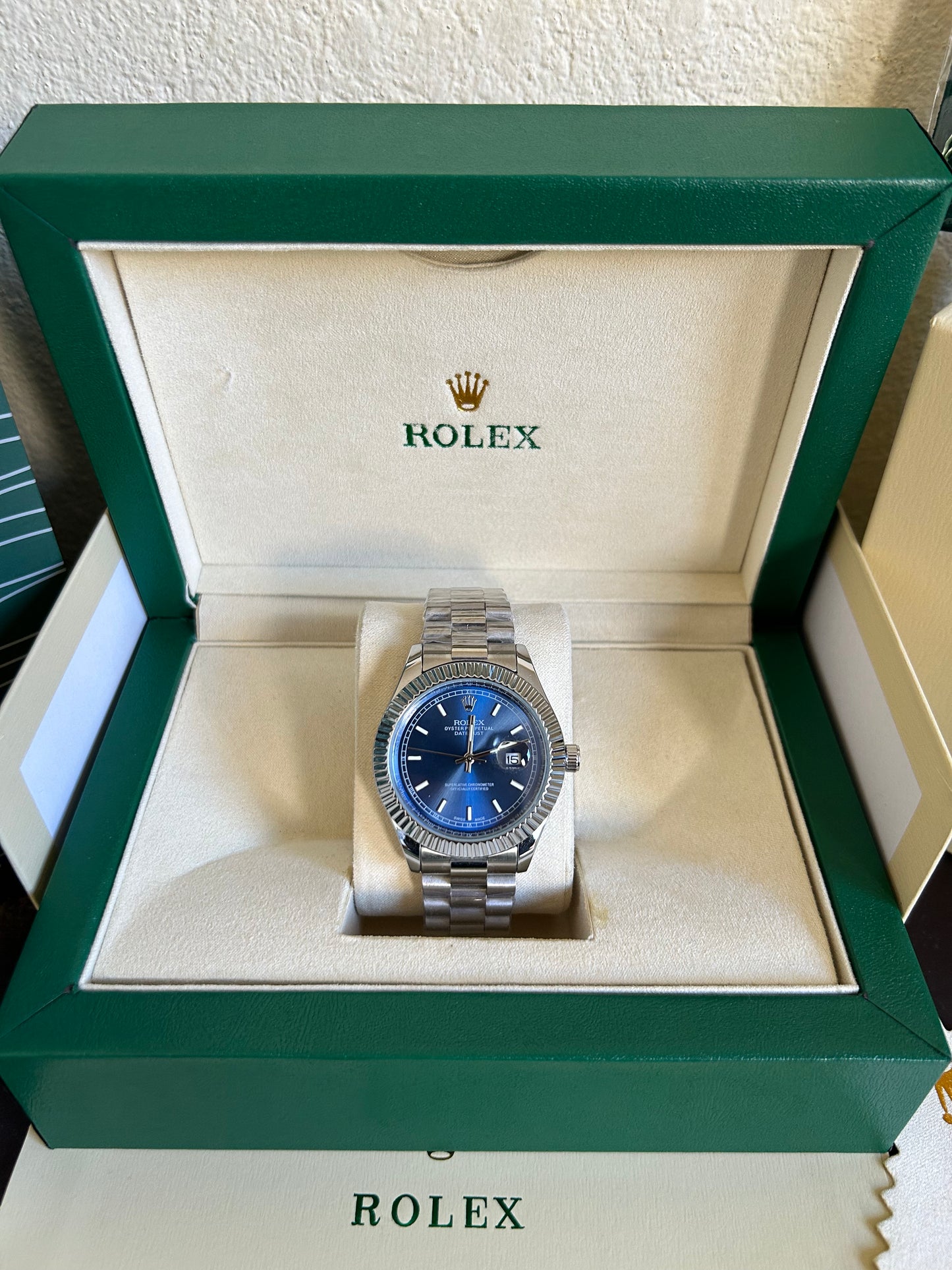 Rolex Datejust Bleu Nuit Avec Coffre – Homme