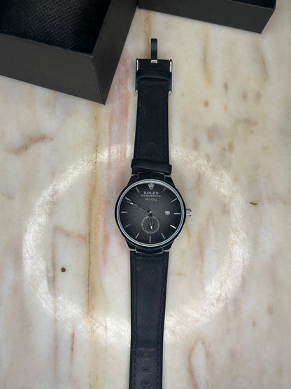 Rolex Montre Homme – Bracelet Cuir