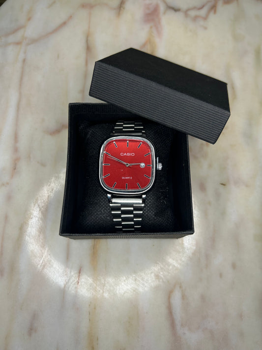 Casio Montre rouge
