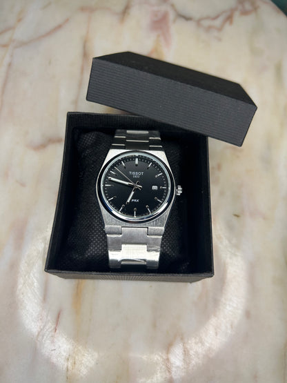 Tissot montre Homme noir