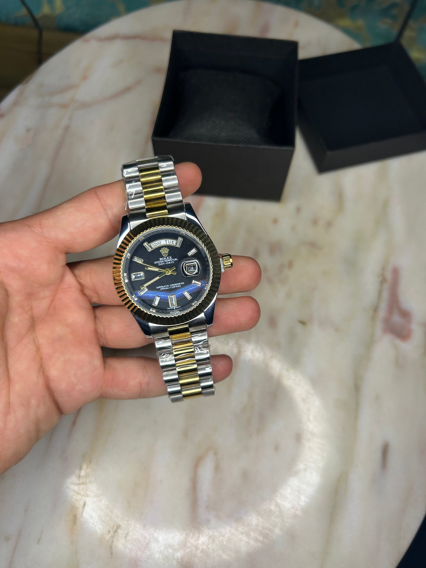 Rolex Montre Homme Diamant