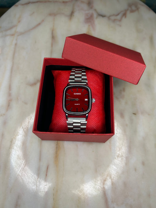 Casio Montre Femme-Rouge