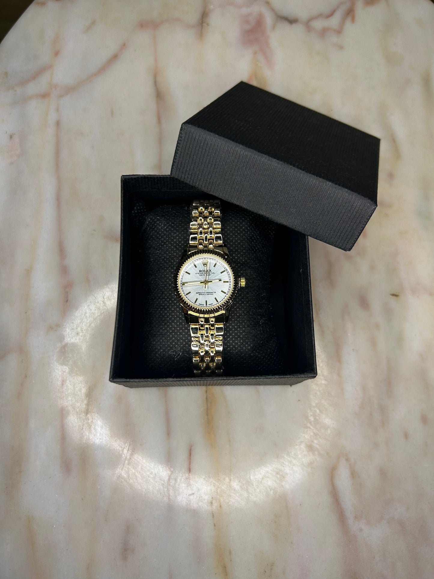 Rolex Montre Femme-Blanc