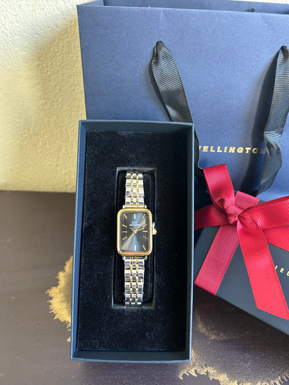 Daniel Wellington Femme – Avec Coffre+bouquet fleur