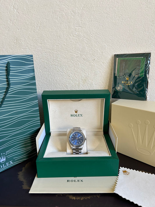 Rolex Datejust Bleu Nuit Avec Coffre – Homme