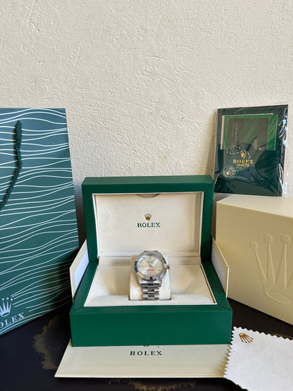 Rolex Oyster Gris Avec Coffre – Homme