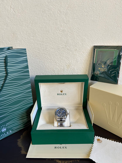 Rolex Oyster Bleu Nuit Avec Coffre – Homme