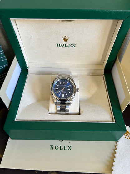 Rolex Oyster Bleu Nuit Avec Coffre – Homme