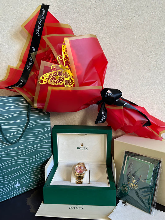 Rolex Datejust Femme – Tableau Blanc Diamant Avec Coffre+bouquet