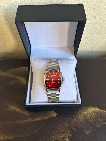 Casio Montre Femme-Rouge