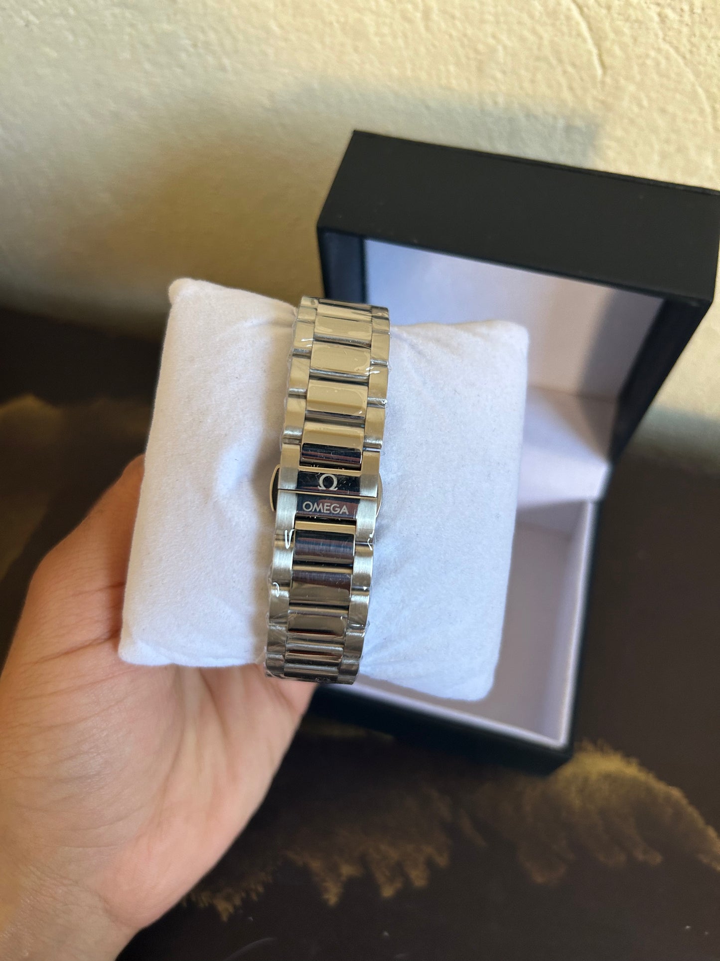 Omega Homme Seamaster – Tableau Blanc Acier