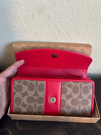 Coach Large Wallet Femme