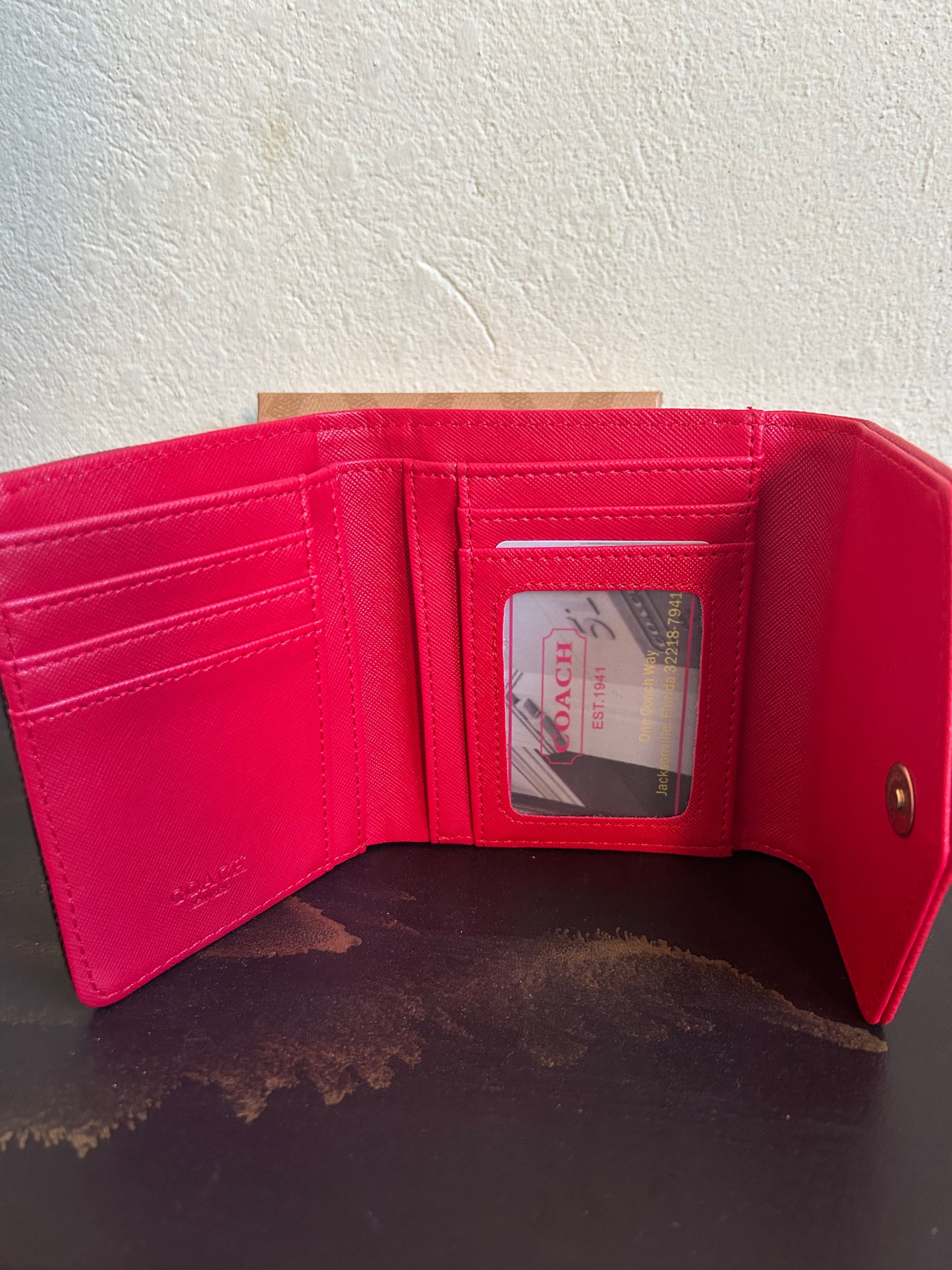 COACH Mini Wallet Femme